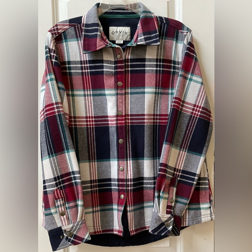 Orvis Flannel Shirt Jacket - Picture 3 of 6